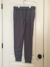 Hanes Sport Adult Gray Athletic Jogger Track Pants Pockets Size Medium - $25.84