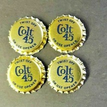 Vintage Beer Unused Bottle Caps Crown Colt 45 Beer Lot Of 4 - £3.98 GBP