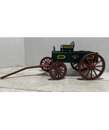 John Deere Buckboard Wagon Die Cast 1876 Deere Logo Pre-Owned - £29.68 GBP