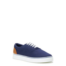 Chap&#39;s Men&#39;s Chace Canvas Lace-up Casual Fashion Sneaker, Blue Size 8 - $27.71