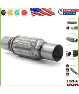 2&quot; x 6&quot; Heavy Duty Stainless Steel Exhaust Flex Pipe - 10&quot; Length for Du... - $50.16 CAD