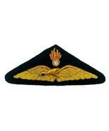 GREECE AIR FORCE PILOT GOLD BULLION WIRE WING  EXCELLENT QUALITY CP BRAND  - $18.75