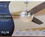 Harbor Breeze Beach Creek 44-in Brushed Nickel Indoor Ceiling Fan Model ... - $88.11