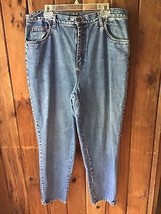 Bill Glass Easy Fit Jeans Size 18 Faded 100% Cotton Classic Casual Streetwear - $24.31