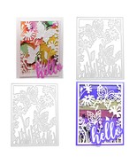 Butterfly background Metal Cutting Dies/Metal die cut/Stencils Embossing... - $139.41 MXN