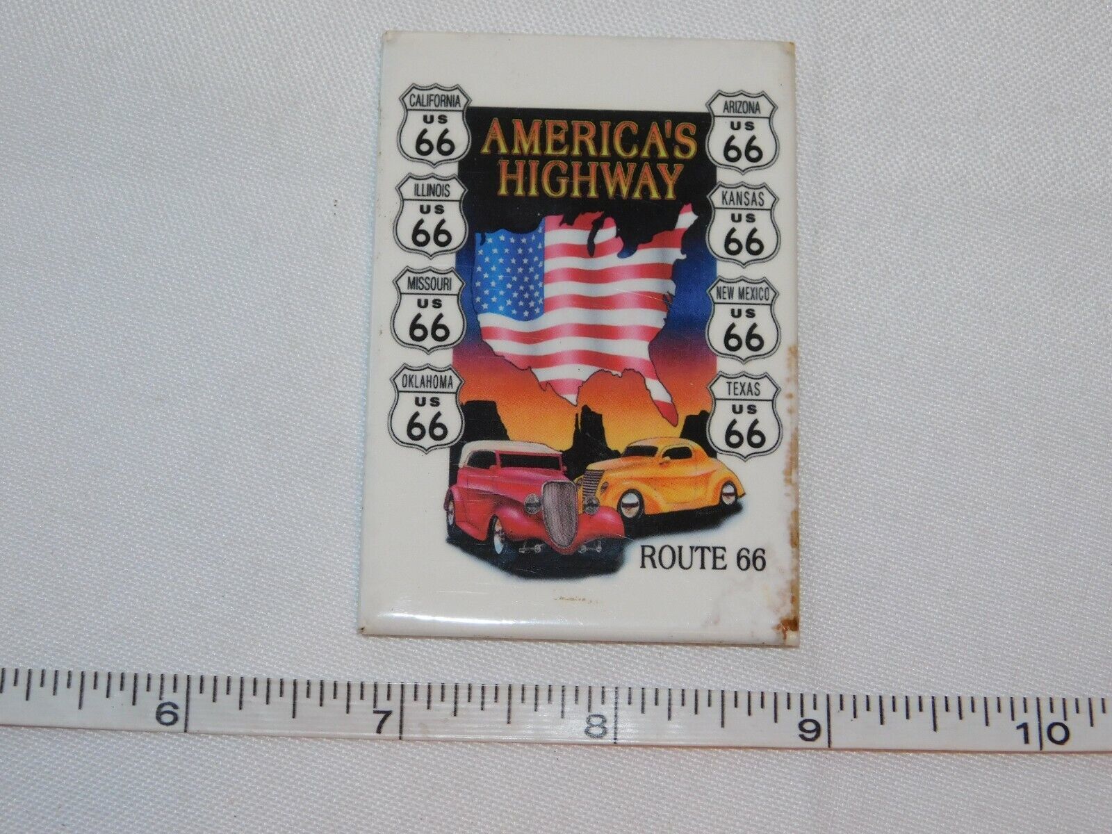 Primary image for Desperate Enterprises America's Highway Route US 66 magnet 2 1/8" X 3"