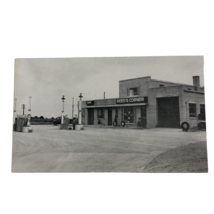 1954 Shell Gas Station Moberly MO Gas Pumps Chrysler Full Service Shell postcard - £5.43 GBP