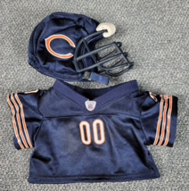 Build A Bear NFL Chicago Bears Uniform Jersey Helmet Clothes Teddy Football Team - £14.89 GBP