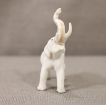 Vintage Rosenthal Miniature Ceramic Elephant Figure Statue 2 Inch Tall - $45.00
