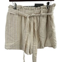 Le Lis Striped Shorts Tie Belt Large New - £16.63 GBP