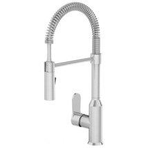 Modern Spring-Type Kitchen Faucet LK18B Brushed Nickel - $245.52