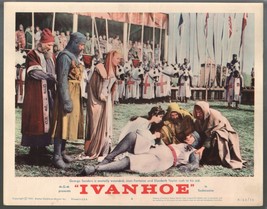 Ivanhoe Lobby Card #4-1962-George sanders-Liz Taylor-Joan Fontaine-VG - £26.70 GBP
