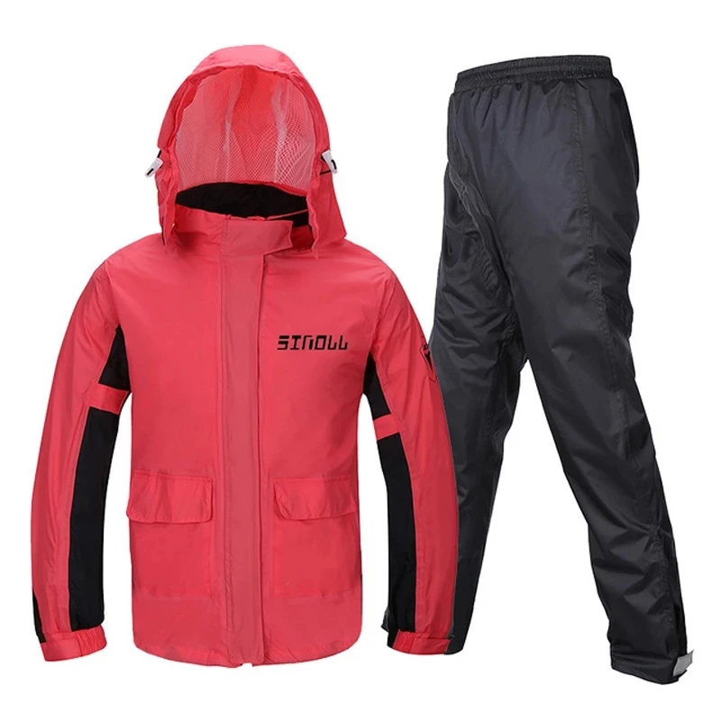 Raincoat Suit Women Reflective Motorcycle Riding Waterproof Ultra Thin Outdoor H - £275.25 GBP