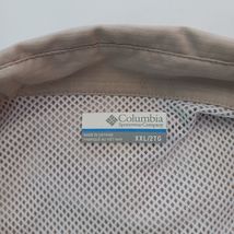 Columbia Omni-Shade FM7253 Men's 2XL Beige Vented Button Front Long Sleeve Shirt image 3