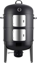 Realcook 20-Inch Vertical Charcoal Bbq Smoker Grill Is A Great Tool For ... - $203.95