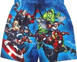 Captain America &amp; Hulk Pantalones Cortos de Baño UPF50 + Traje Niño Tall... - $16.44