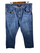 Hawk Work Gear Jeans 40 x 31 Medium Wash Mens Cotton Stretch - $46.44