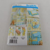 Simplicity 3795 Sewing Pattern Nursery Baby Canopy Quilt Crib Sheet Bumper Uncut - £6.26 GBP