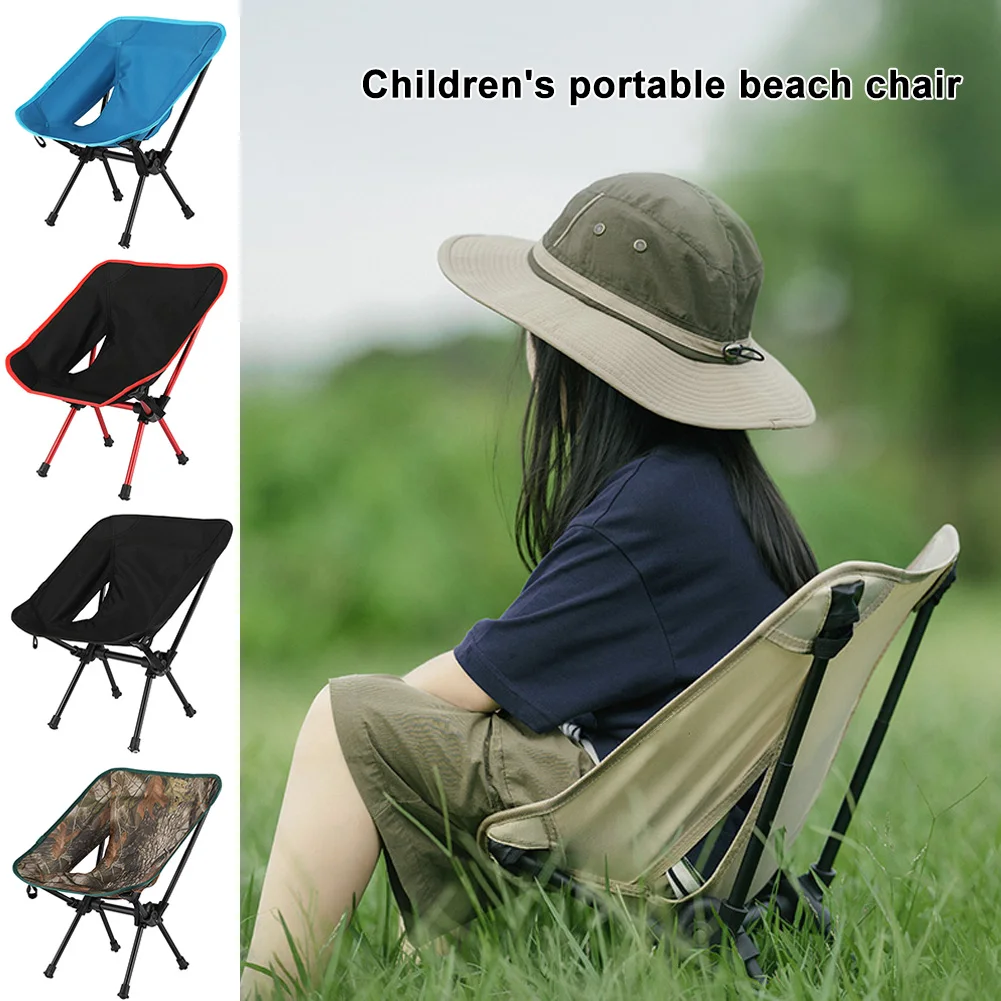 Children&#39;s Mini Folding Moon Chair Camping Portable Beach Safety Outdoor Chair - £31.78 GBP