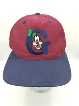 Vintage Goofy G Logo Snapback Hat Cap The Disney Store Adjustable Blue  Maroon - $22.14