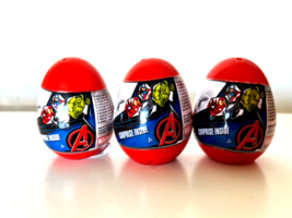 MARVEL The Avengers SET of 3 plastic Surprise egg FREE SHIP - £11.83 GBP