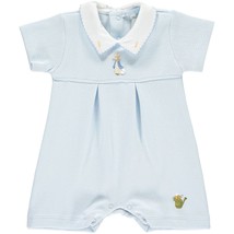 Mini-La-Mode baby peter rabbit knit romper in Blue - £39.33 GBP