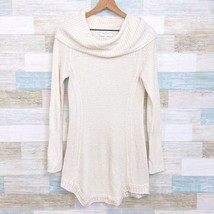 Angel Of The North Anthropologie Rosie Sweater Ivory Cowl Neck Womens Small - $39.59
