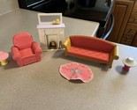 FP Loving Family Dollhouse Furniture Living Room Chair fire little tikes... - $29.65