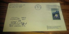 USCGC WMEC Vigorus 627 New London CT 1977 Postmarked Colorado 13C Stamp - $9.99