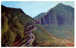 Entrance to Pali Tunnel on the windward side of Oahu Hawaii Postcard - £5.22 GBP