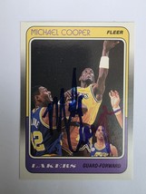 1988-89 Fleer - Michael Cooper #65 Autograph Signature Card - $15.00