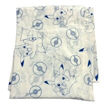 Pokémon Pikachu Twin Flat Sheet The Northwest White Blue Poké Ball - €19,35 EUR