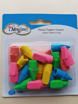 20 Pieces Pencil Top Erasers NEW - £6.40 GBP