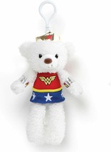 DC Universe  - Wonder Woman as Fuzzy Bear Backpack Clip Plush by Gund - £18.16 GBP