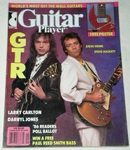 GTR STEVE HOWE STEVE HACKETT GUITAR PLAYER MAGAZINE VINTAGE 1986 - £15.73 GBP