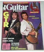 GTR STEVE HOWE STEVE HACKETT GUITAR PLAYER MAGAZINE VINTAGE 1986 - £15.63 GBP