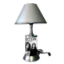 Led Zeppelin desk lamp with chrome finish shade - £35.15 GBP