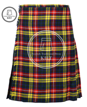 Scottish 8 Yard Traditional Buchanan Kilt Highlanders Acrylic Tartan Kilt - £39.96 GBP+