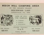 Vintage Ham Radio Card KJI 2577 Sabinsville Pennsylvania - £3.93 GBP