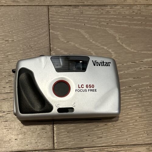 Vintage Vivitar LC650 Focus Free 35mm Film Point and Shoot Camera w/ Strap - $12.00