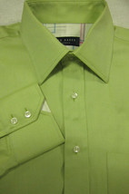 NEW Ted Baker London Solid Light Green Cotton Twill Shirt 15.5x34 - £26.96 GBP