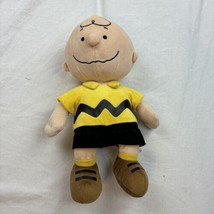 Charlie Brown Kohl&#39;s Cares Plush 14&quot; Peanuts Stuffed  Toy Doll  - £8.53 GBP