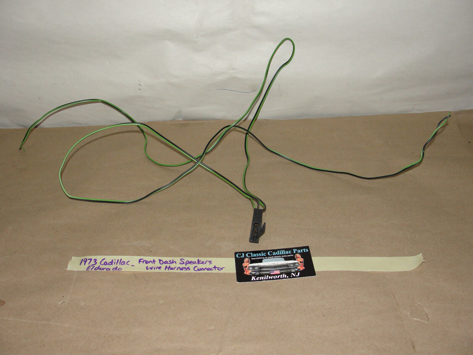 OEM 73 Cadillac Eldorado DASH SPEAKERS WIRE HARNESS CONNECTOR - $24.74