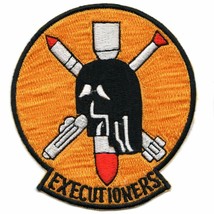 4.5&quot; Navy VF-114 Squadron Executionres Old Repro Tomcat Embroidered Jacket Patch - £27.90 GBP