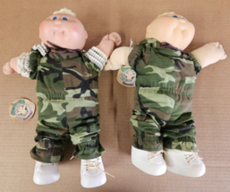 2 Cabbage Patch Kids Preemie Figure Doll Coleco 1984 Bald Male female boy girl - £51.29 GBP