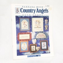 Country Angels #3 Cross Stitch Booklet Dimensions Barbara Mock 1988 - $14.84
