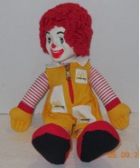 Vintage 1984 Ronald McDonald Plush Cloth Doll Vinyl Head 15” McDonald’s ... - £58.00 GBP