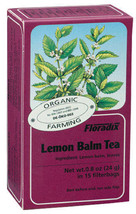 Lemon Balm Herbal Teabags 15 filterbags (1.6g) - $174.94 MXN