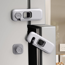 5 Pack Child Proof Refrigerator Lock,  Fridge Locks for Kids with Sticky... - $14.77