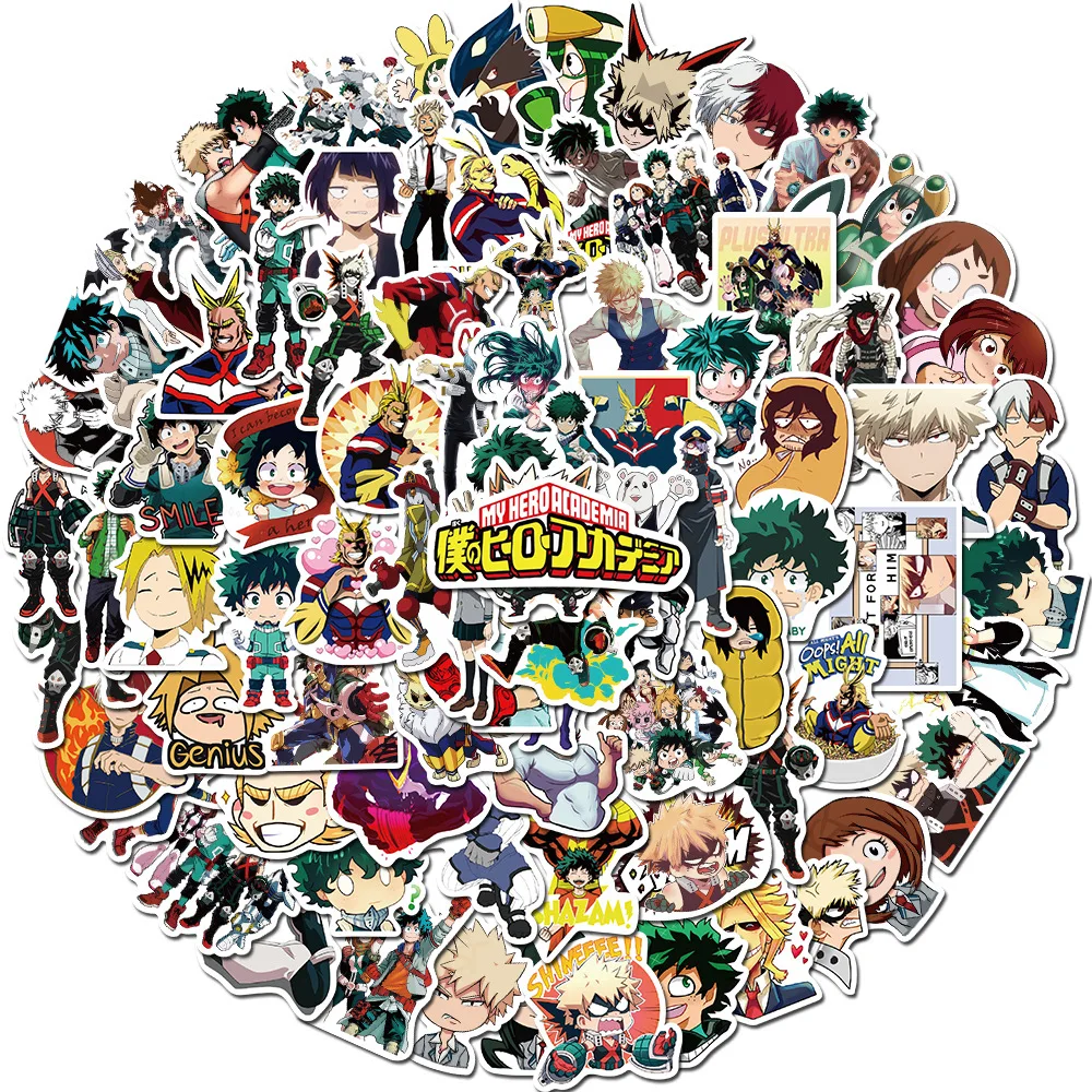 Game Fun Play Toys 10/50/100Pcs My Hero AcadAa Japan Anime Stickers for Laptop S - £23.09 GBP